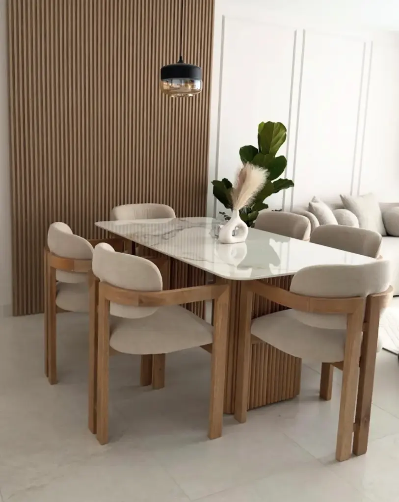 Comedor Roma efecto mármol